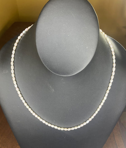Grey Druzy Agate Long necklace