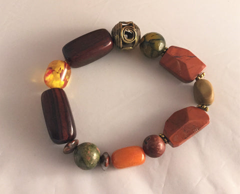 BO18S: Tibetan Coral Bracelet
