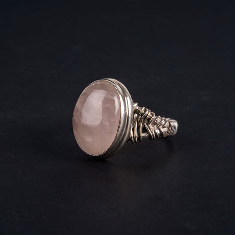 RS259: White Pearl Ring
