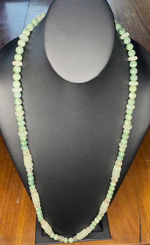Aquamarine with Pearls Necklace