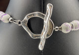 Lavender Ceramic Necklace
