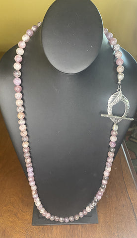 White Pearl and Sterling Necklace