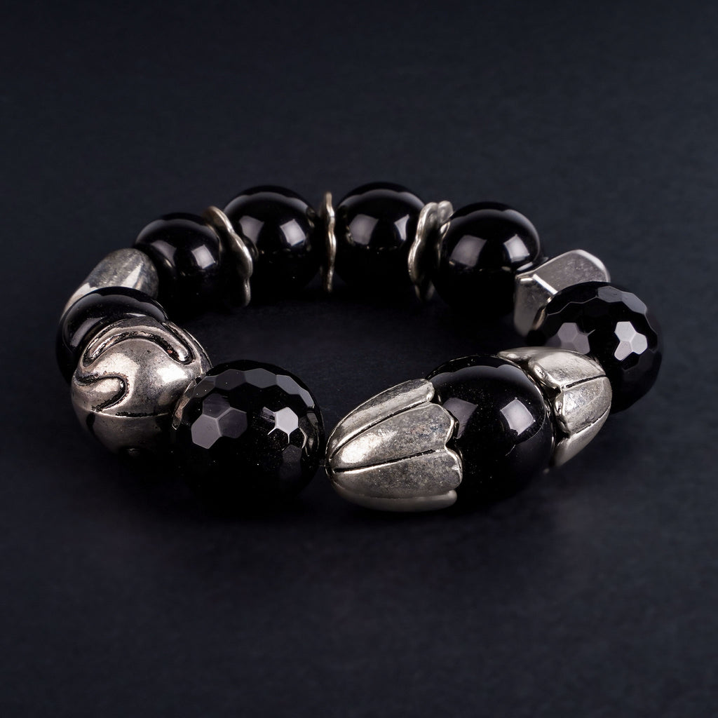 BBLK4S: Obsidian Bracelet