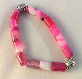 BP16S: fire Agate bracelet