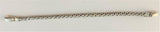 BS112: Sterling Wheat Chain Bracelet