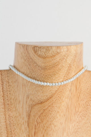 Cream Wood Necklace
