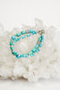Turquoise Bracelet and sterling clasp