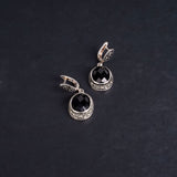 E91: Black Onyx Drop Earrings