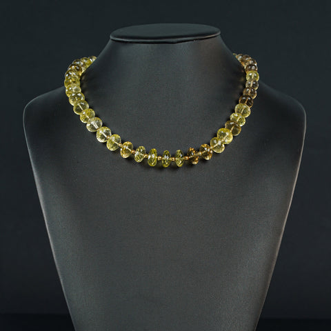Rose Quartz & Gold Necklace