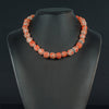 Peach African Glass Necklace