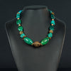 Authentic Turquoise Cylinder Necklace.