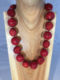 RED : Red Howlite 19 1/2
