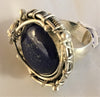 RS101: Sterling Lapis Ring