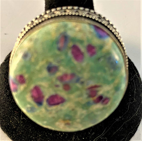 RS159: Large Abalone Shell Ring