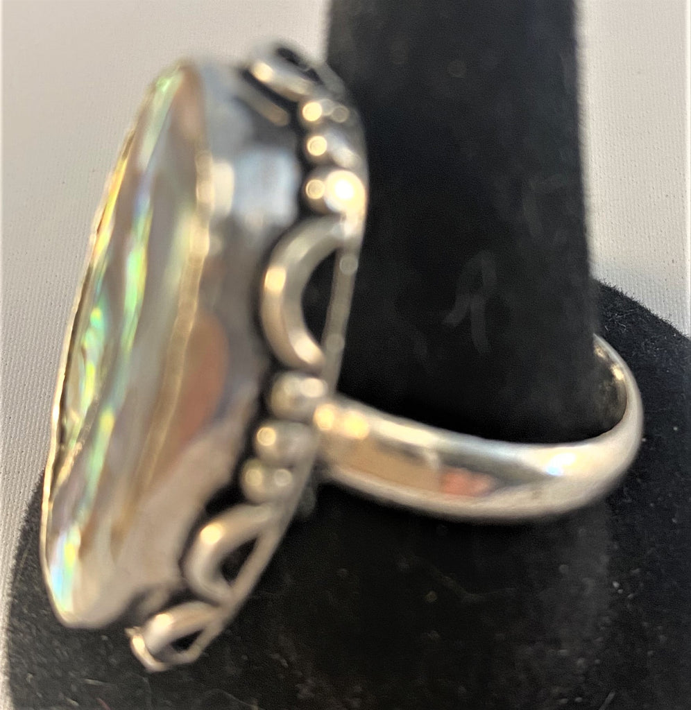 RS159: Large Abalone Shell Ring