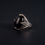 RS15: Oval Black Onyx Ring
