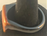 RS241: Black Agate Unisex Ring