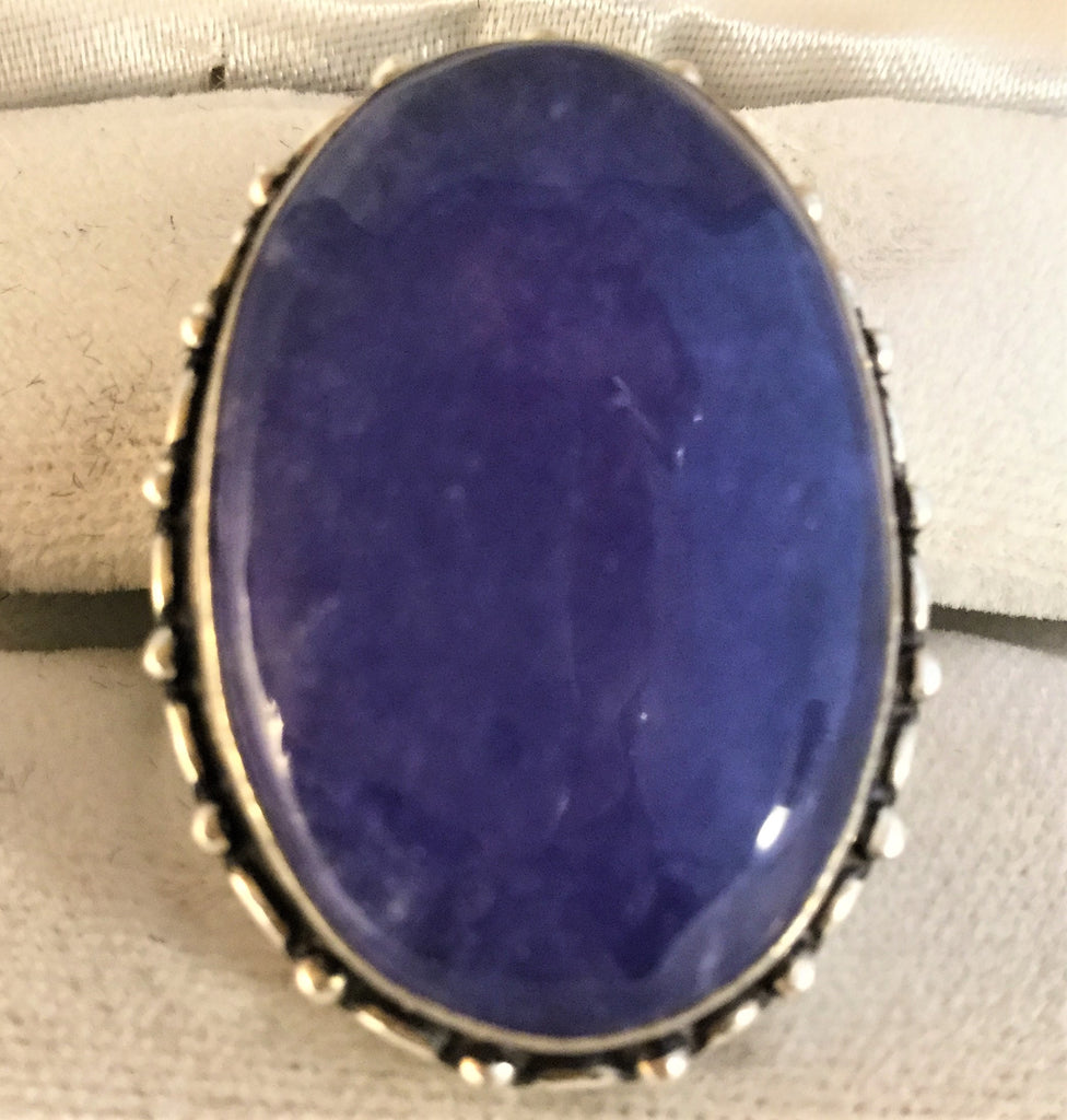 RS51: Sterling Sapphire ring