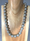 BGY11S: Grey Pearl Bracelet