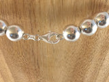 STERLING II: 15mm Sterling Ball Necklace