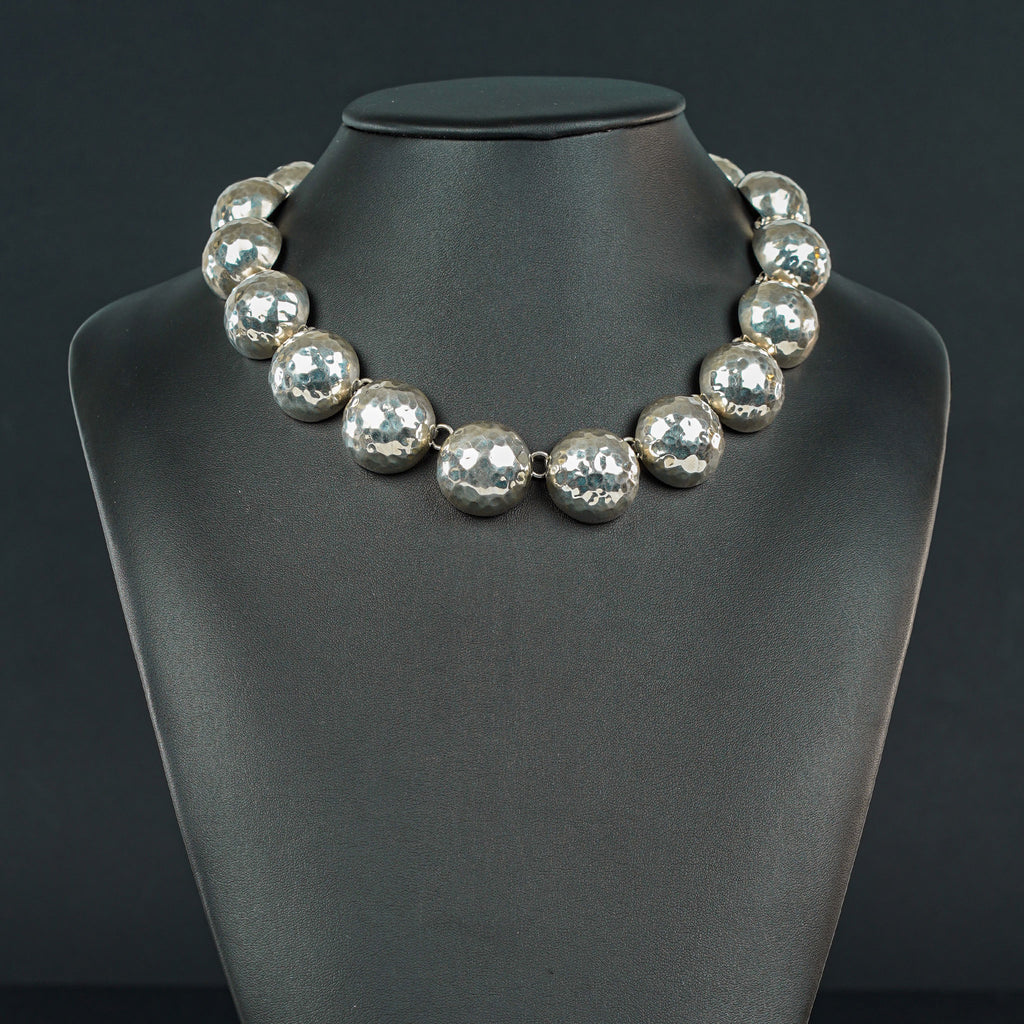 STN 1: Sterling Ball Necklace