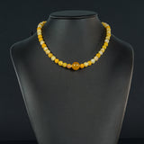 YELLOW QUARTZ: Yellow quartz Necklace